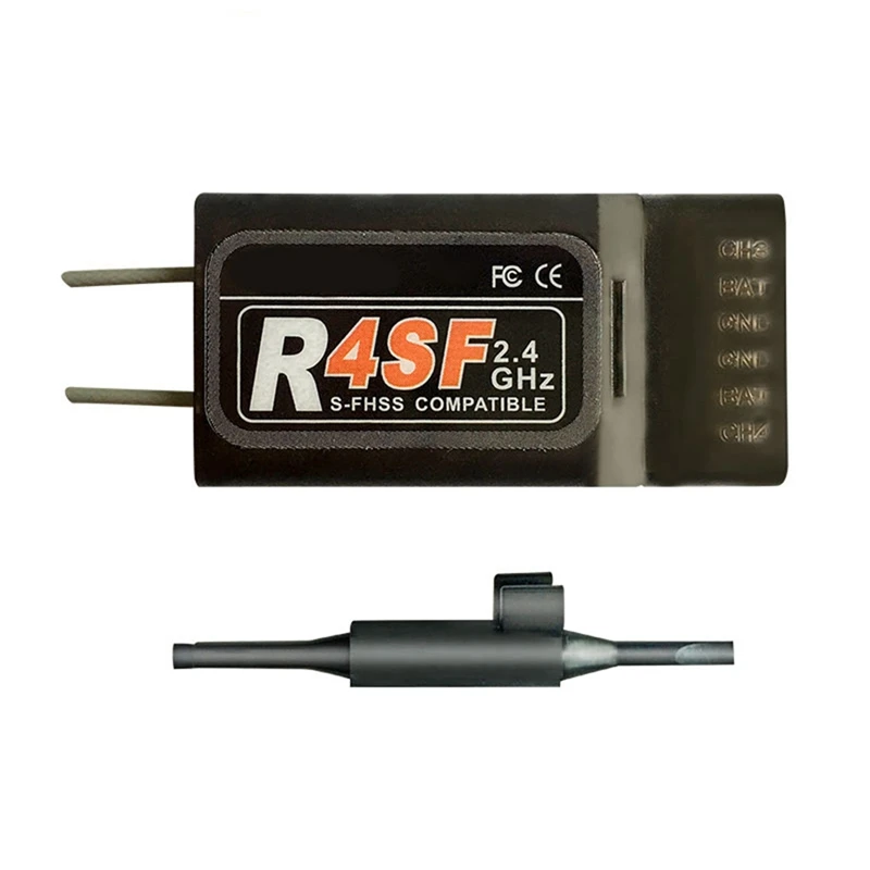 2.4G R4SF Receiver 4-CH S-FHSS/FHSS Compatible Receiver For Futaba T10J/T14SG/T18SZ/4PKS-R/T4PX