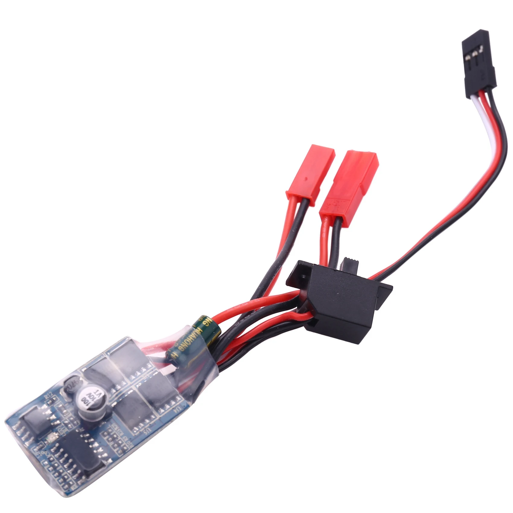 AS96-2X Rc ESC 10A Brushed Motor Speed Controller For Rc Car Boat W/O Brake Without Brake