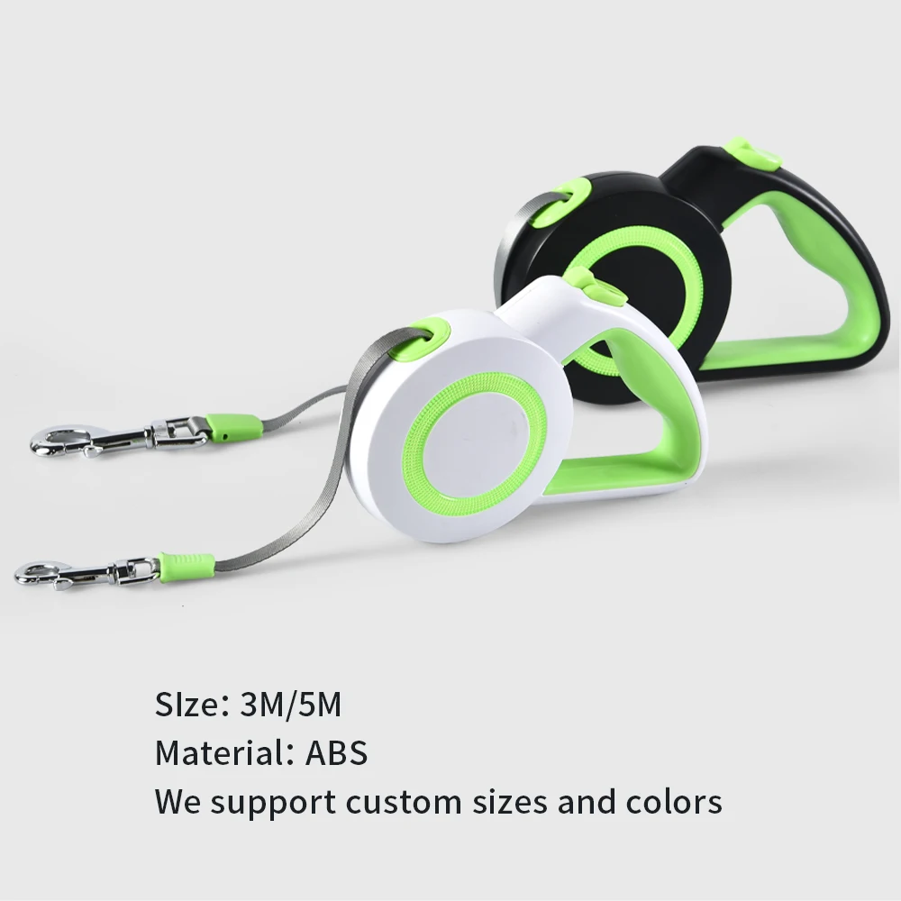 Wholesale Top Seller Custom Logo Led Light Pet Dog Leash Nylon Automatic Led Pet Retractable Dog Leash