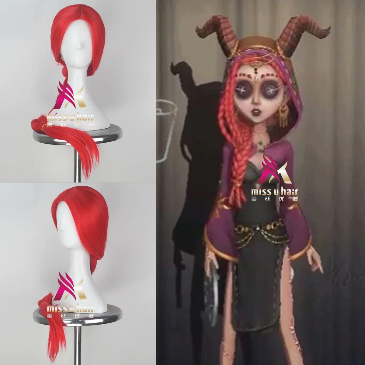 

New Anime Hot Selling Daily Stage Performance Halloween Fifth Personality Fiona Gilman With Red Braids Cosplay Suit