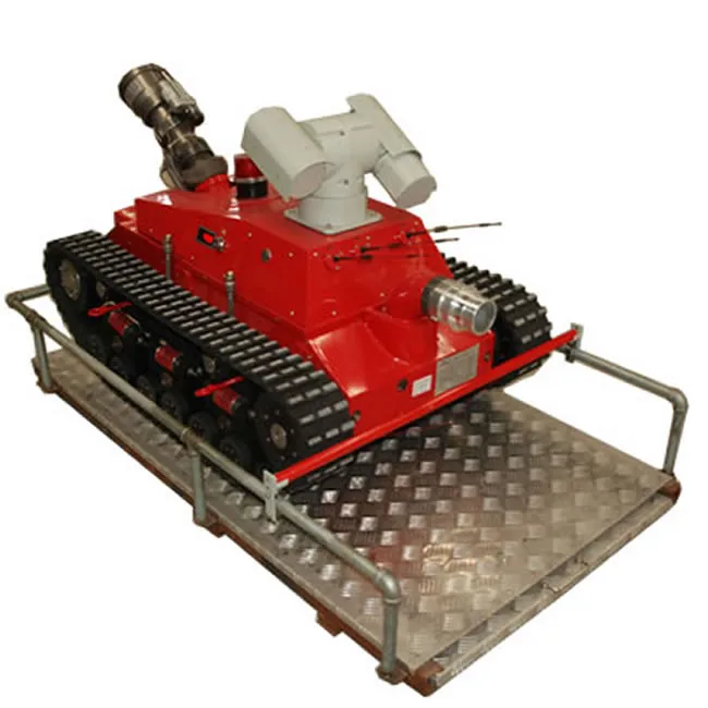 Champion safeguarded fire fighting robot