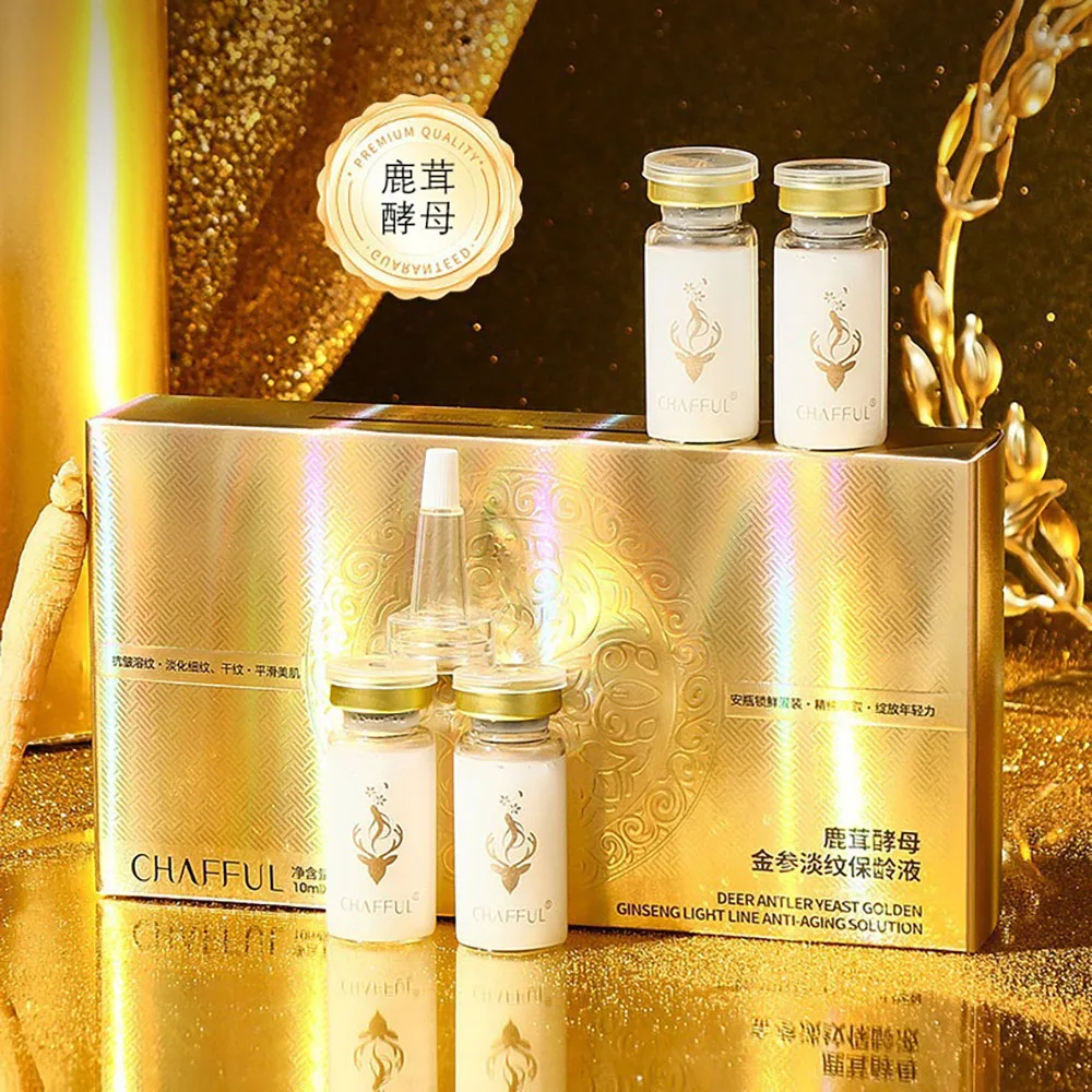 

Deer Antler Yeast Golden Ginseng Essence Oil Control Moisturizing Improve Dry Delicate Face Serum Korean Skincare Beauty Product