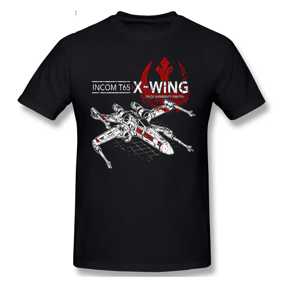 

TIE Fighter Leisure Top T Shirt Aircraft Plane Printed Short Sleeve Casual T-shirt Men Fashion 100% Cotton TShirts Tee TopF