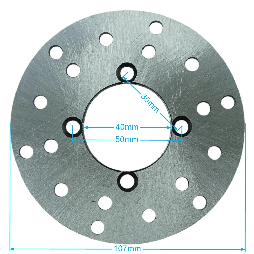 

M10 50mm Front Caliper Disc Brake Rotor for 4 Wheel ATV Motorcycle