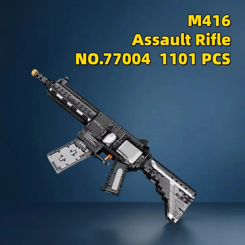 

1101pcs M416 Rifle Building Blocks Model City Police Military Weapon Series Gun Puzzle Assembly Bricks Toys For Boy Child Gift
