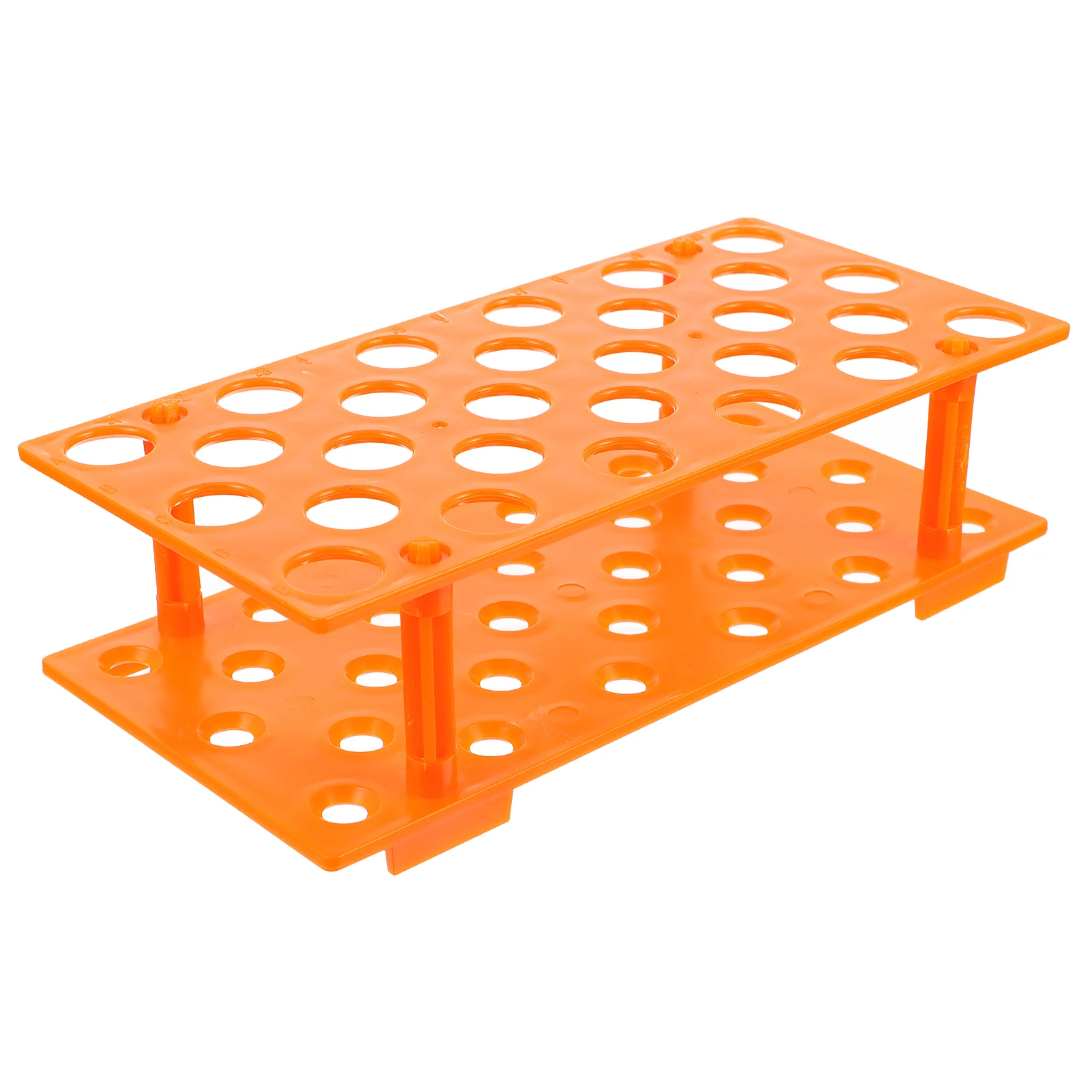 

28 Holes Tube Rack Plastic Storage Holder for Microcentrifuge Tubes Freezer Resistant Tube Bracket Shelf