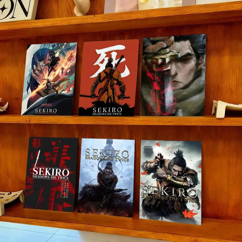 Sekiro Shadows Die Twice Poster HD Self-adhesive Waterproof Paper Sticker Suitable For Living Rooms Bedrooms Home Decor