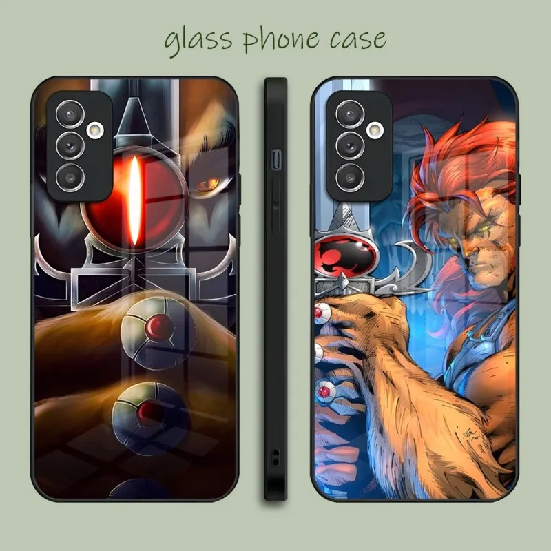 ThunderCats Phone Case Tempered Glass For Samsung A12 A22 A32 A42 A51 A52 S22 S21 S21FE S20 Ultra Note 20 10 Pro Plus Cover