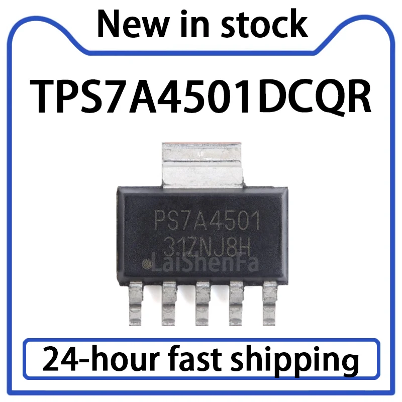 1PCS TPS7A4501DCQR SOT-223-6 with Reverse Current Protection 1.5A Low Voltage Drop Regulator Stock
