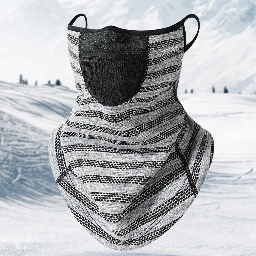 

Universal Riding Mask Four Season Motorcycle Outdoor Sunscreen Warm Breathable Net Filter Hood Protective Gear for Men Women