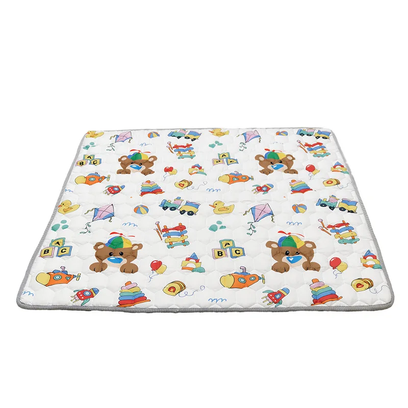 Baby Crawling Mat Soft Foldable Skin Friendly Breathable Multi-functional Play Pad Warm Anti-fall Learning Walking Cushion