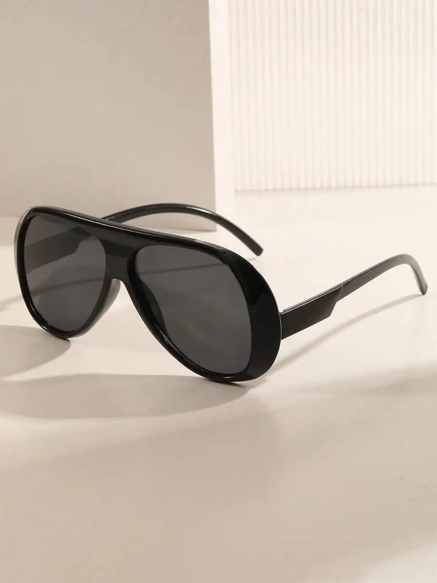 3 Pairs Women's Plastic Large Frame Bohemian Black Leopard Print Fashion Glasses Set, Suitable For Daily Wear, Square Frames