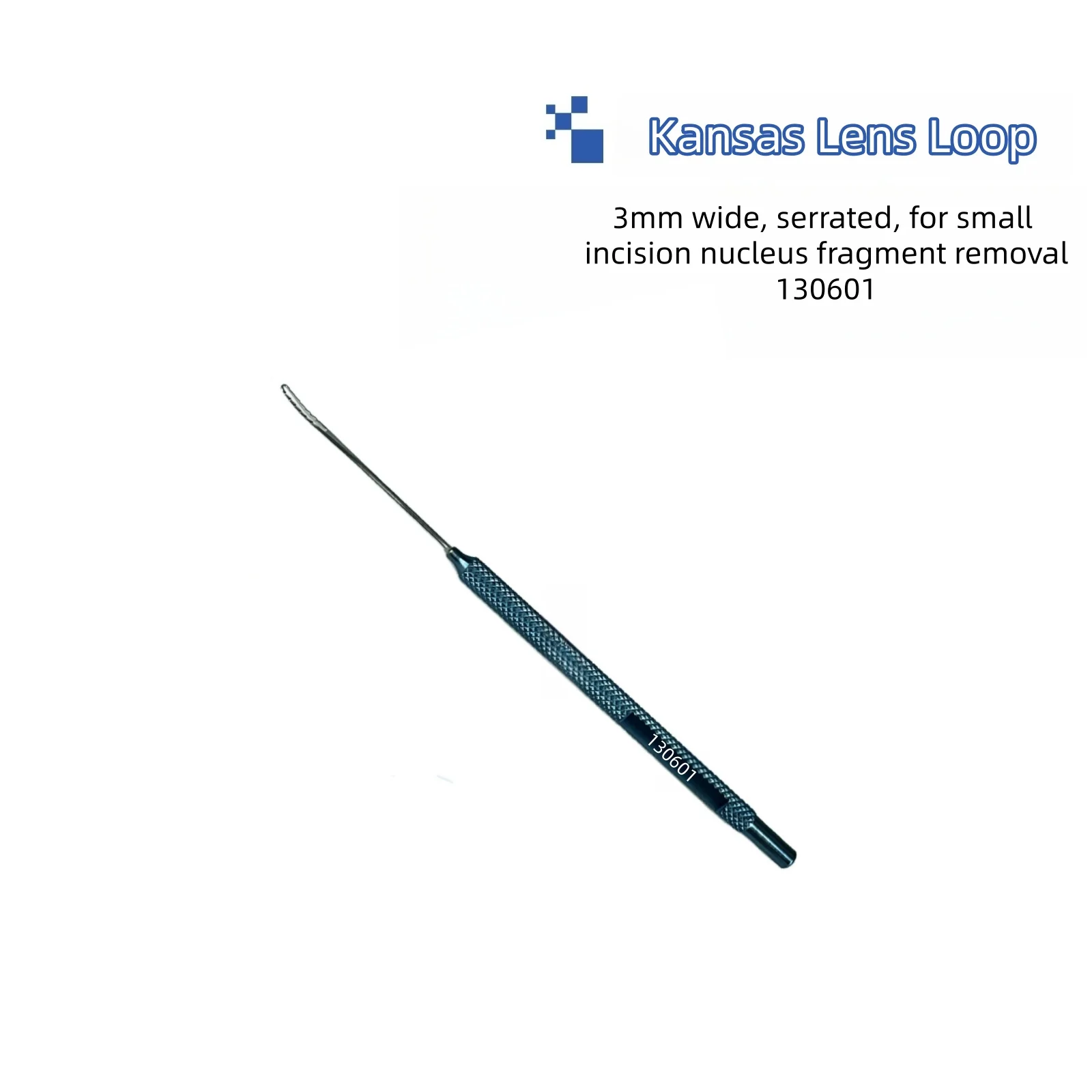 

Kansas Lens Loop Ophthalmic Surgical Instrument Titanium Eye Surgery Lens Manipulator Reusable Microsurgery Tool for Cataract Pr