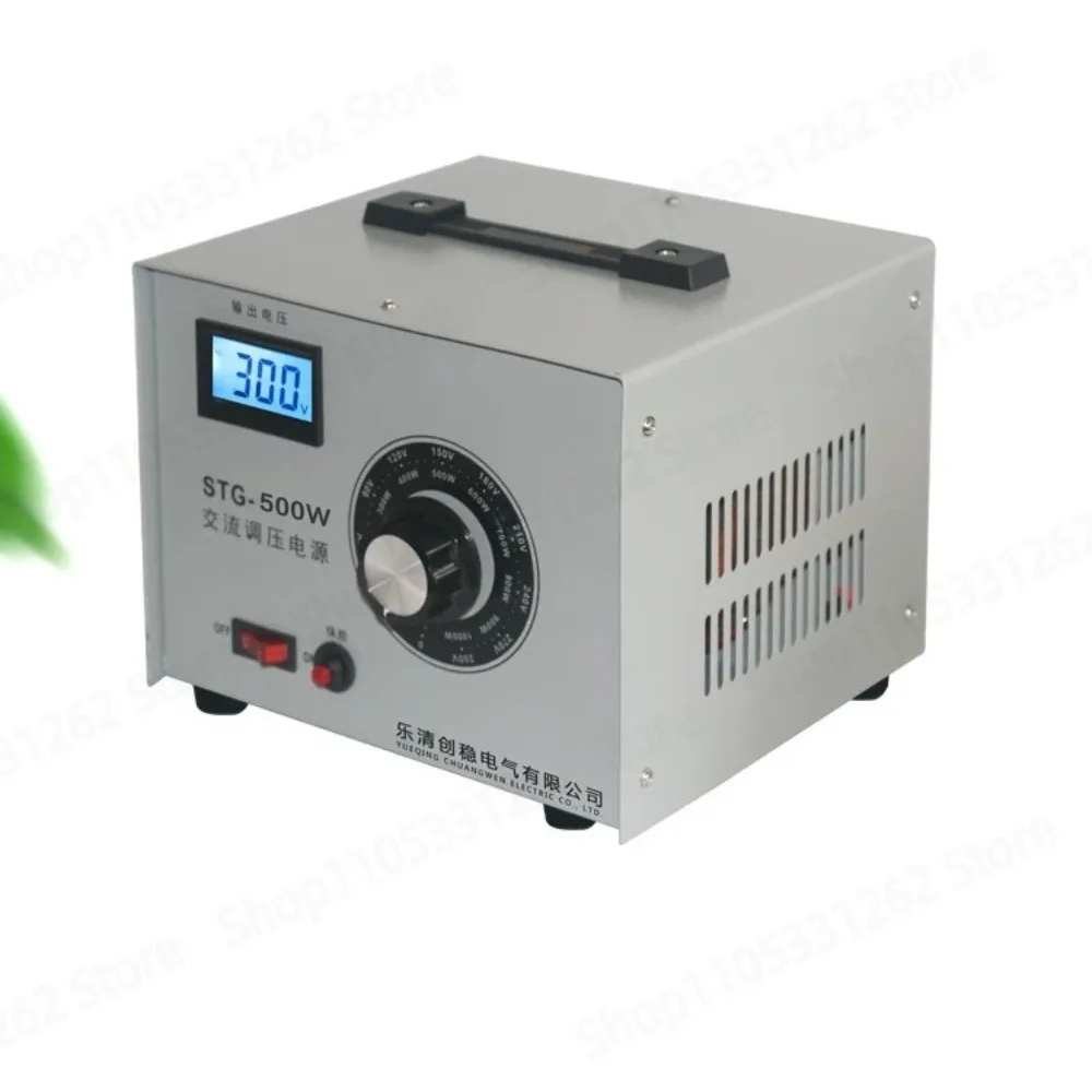 Digital Display Voltage Regulator 500W Small 220V Contact‑Type Autotransformer 0‑300V Adjustable Power Supply 1/2/3/5/7KW