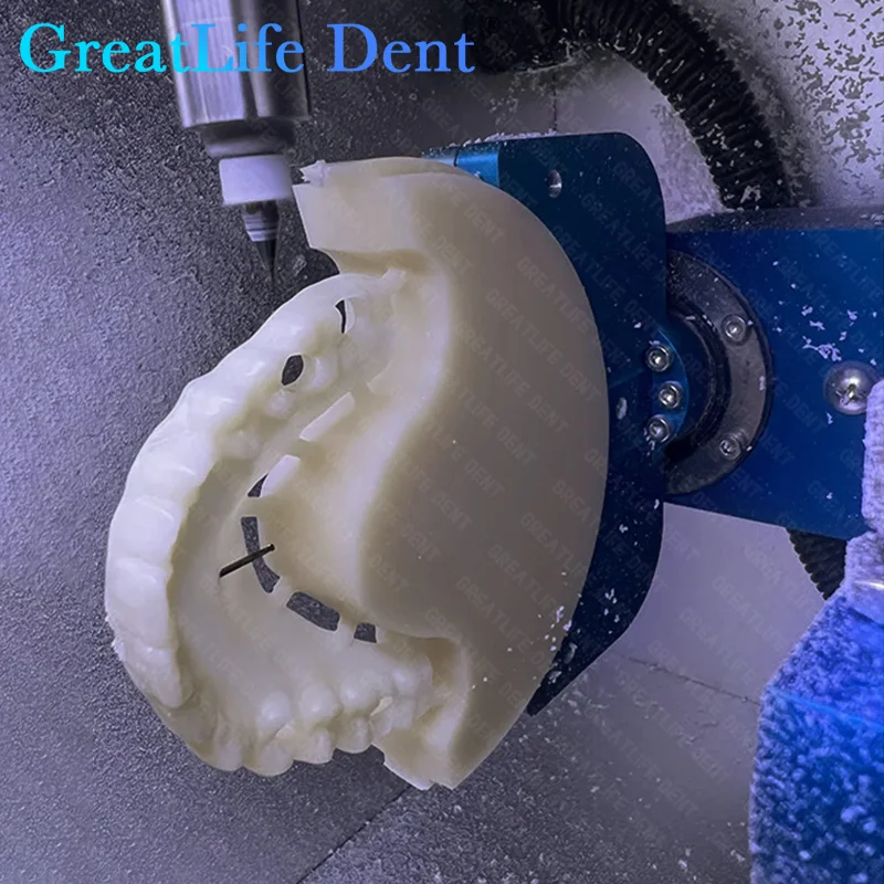 GreatLife-fresadora de circonita CNC de 5 ejes, máquina de corte de abolladuras, laboratorio Dental, CAD/CAM