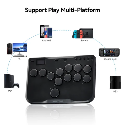 Haute42 Cosmox Мини геймпад Hitbox для PC/PS4/PS5/Switch — внешний вид товара