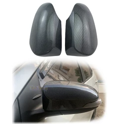 2PCS Car Chrome Rearview Accessories Plated Carbon Door Mirror Cover Trim 2012 2014 2015 2016  For Toyota AQUA PRIUS C PriusC