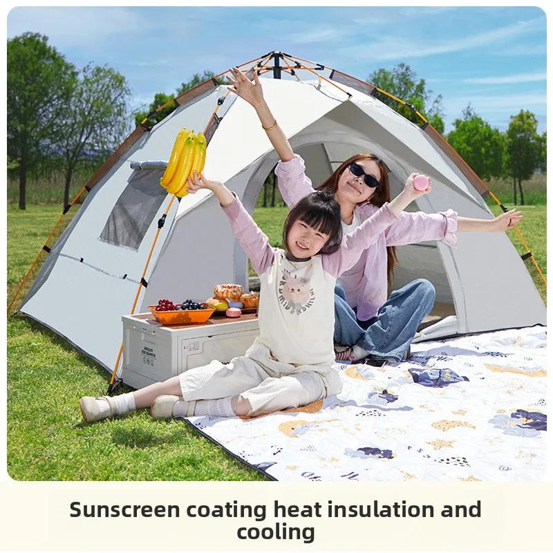 

Portable quick-deploy tent - Thickened for sun protection and rain resistance - Large outdoor camping space