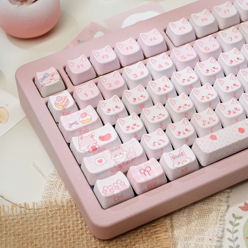 set-di-copritasti-a-tema-fox-dessert-pbt-cherry-profile-copritasti-originali-personalizzati-fatti-a-mano-per-accessori-per-tastiera-meccanica-regalo-fai-da-te