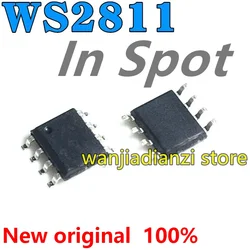 10PCS WS2811 WS2811S LED power drive chip SOP8 LED driver chips, magic lantern controller, single gray level  SOP-8