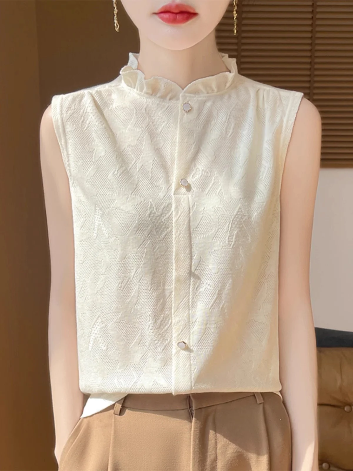 

Ожерелье с воротником-ушанкой Svel, трикотажная женская тонкая пряжа, тяжелый крючок, воротник с бутоном цветка, многослойная внутренняя трикотажная основа...