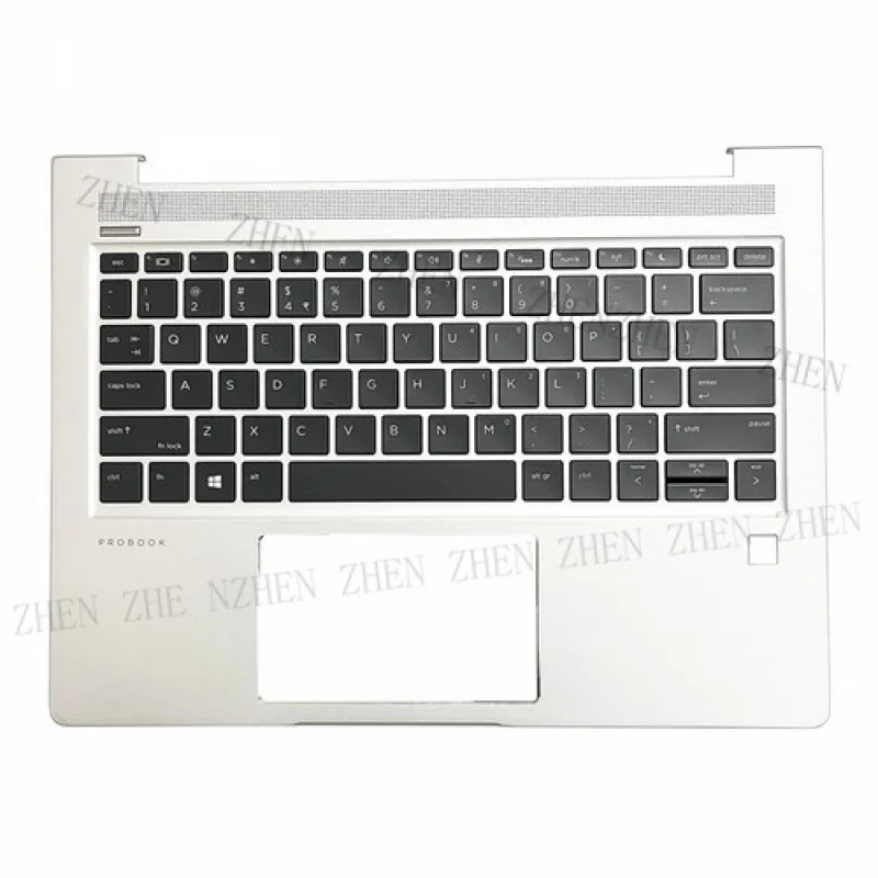 

Y NEW Palmrest For HP Probook 430 435 G6 G7 Backlit US Keyboard silver L44548-001