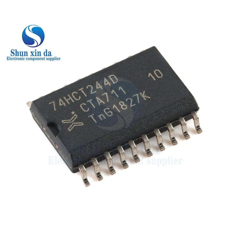 10PCS 74HCT244D 74HCT245D 74HCT573D SOP-20 Buffers & Line Drivers Pb-F CMOS LOGIC IC SERIES SOIC14 Bus Buffer Gate SMD IC