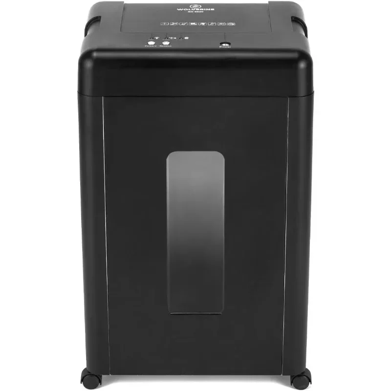 High Security Level P-5 Heavy Duty Shredder 15-Sheet Super Micro Cut for Paper CDs Cards - Home Office Use