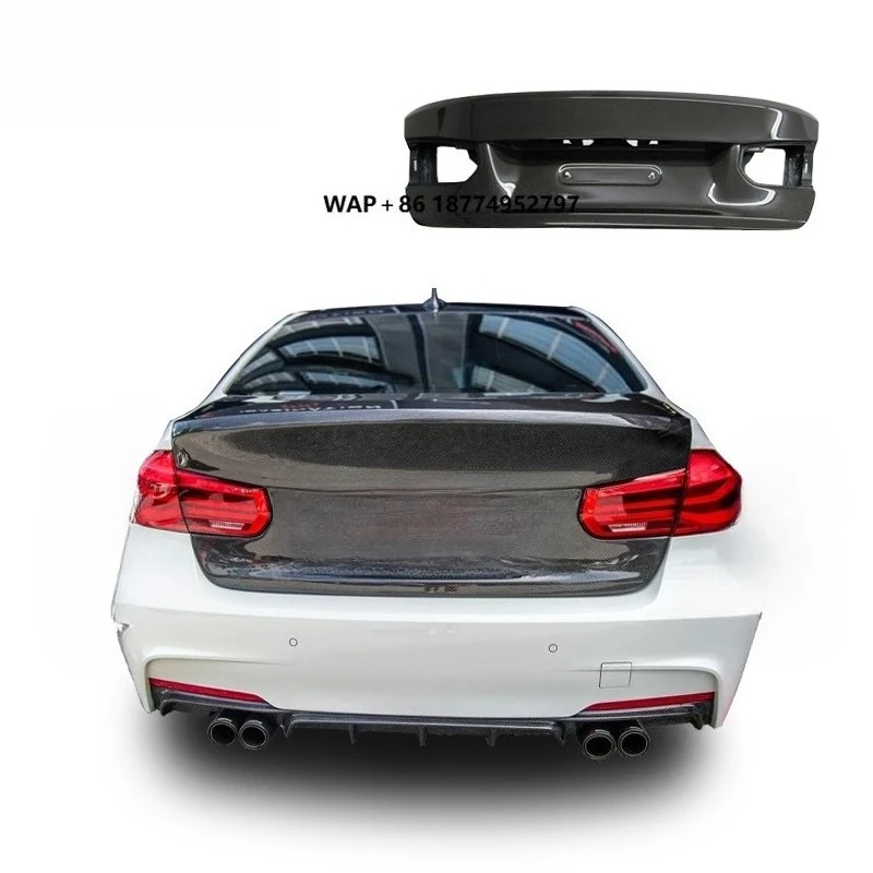 

Suitable 3 Series F30 F35 Original Carbon Fiber Tailgate, Car Specific Trunk and Trunk Lid
