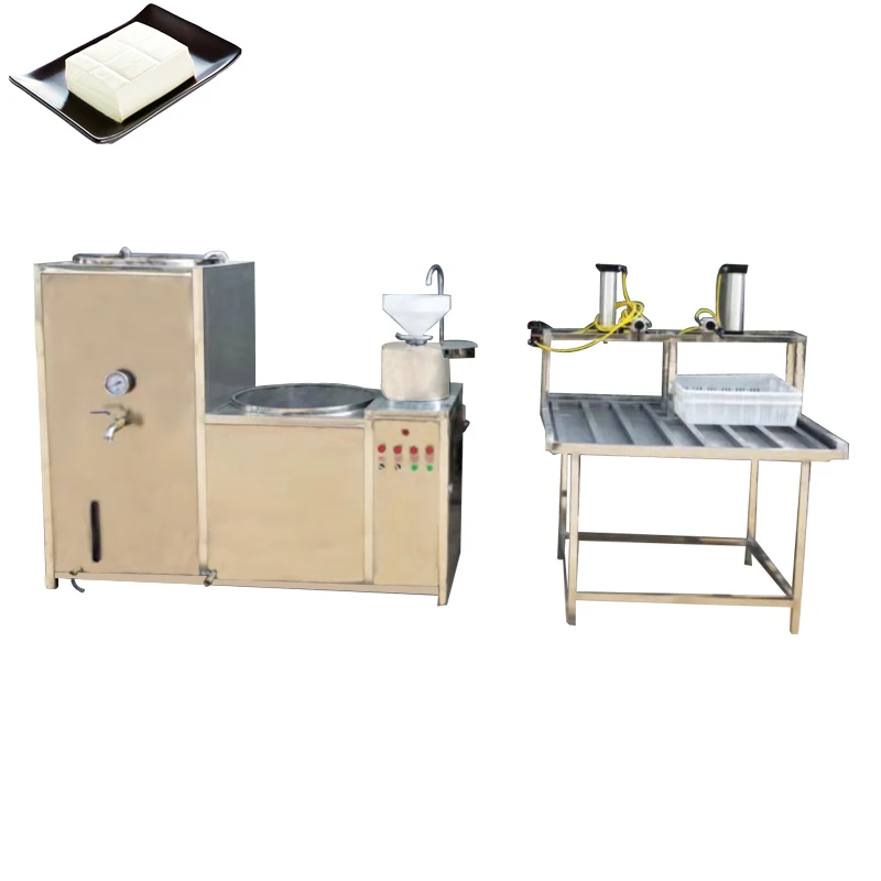 Commercial Automatic Tofu Maker Machine 2 in 1 Soy Milk Tofo Making Device Food Grade Stainless Steel Catering Use