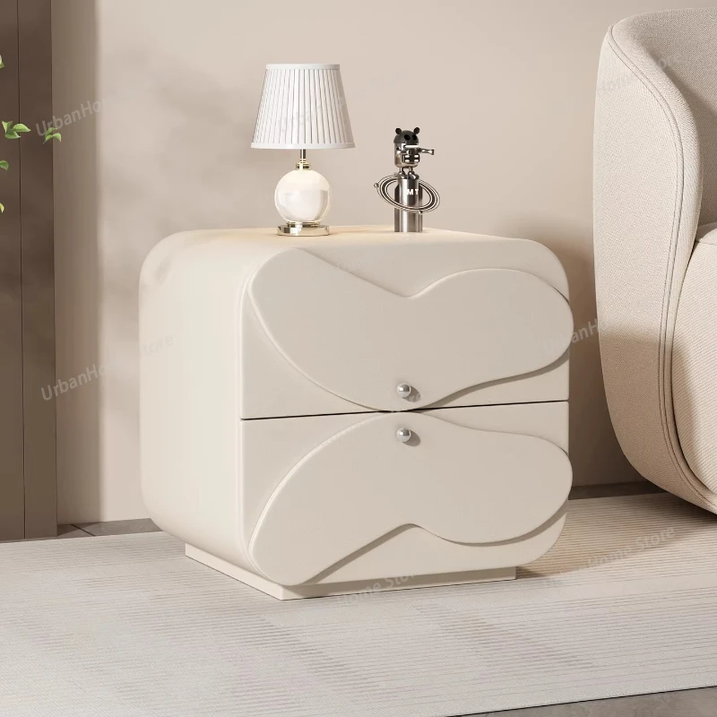 

Japanese Simple Nightstands Girls Aesthetic Luxury White Nightstands Floor Table Mesita De Noche Dormitorio Home Furniture