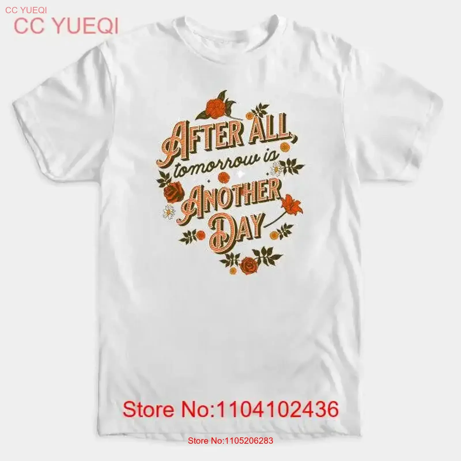 سكارليت أوهارا بعد كل غد هو يوم آخر رومانس ذهب مع الرياح تي شيرت عتيق مغسول للارتداء اليومي أوم