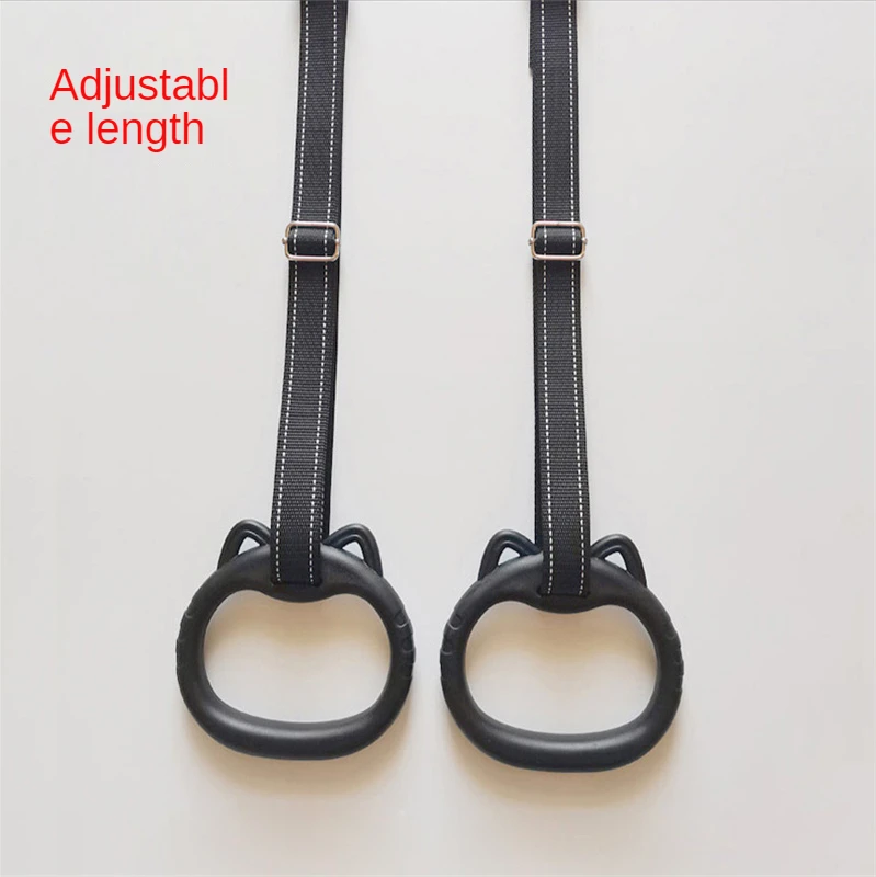 Gymnastics Rings For Kid Adult ABS Gym Ring Adjustable Straps Buckles Pull-up Workout Fitness Artistic Gymnastics Equipment Home