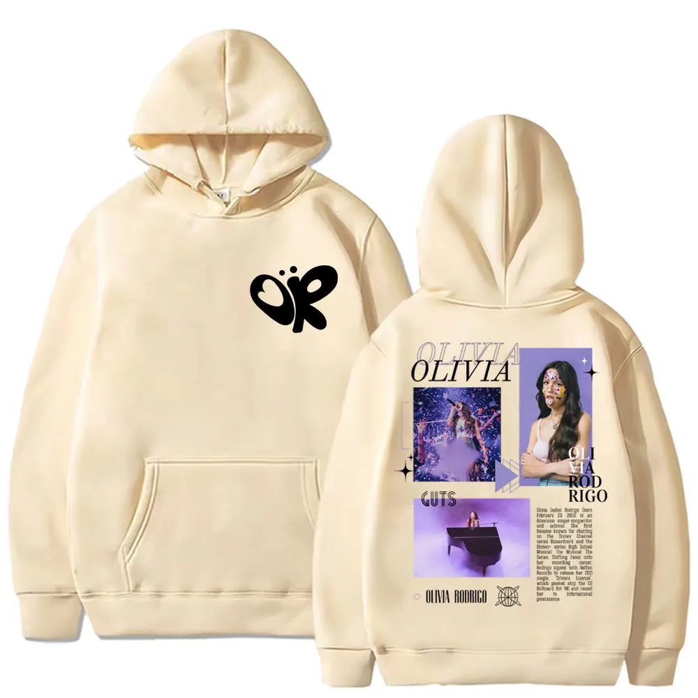 Singer Sour Vampire Guts Tour Hoodie Men Women Fashion Hip Hop Y2k Clothes Sweatshirts Casual Fleece Oversized Tracksuit Gifts