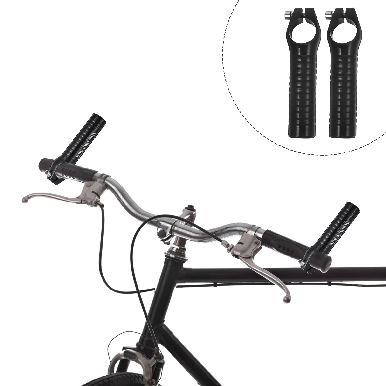 

Ultra-Light Aluminum Alloy Bike Rest Bar For Mountain Cycling Anodized Anti-Slip Handlebar Fixed Gear Deputy Auxiliary Handlebar