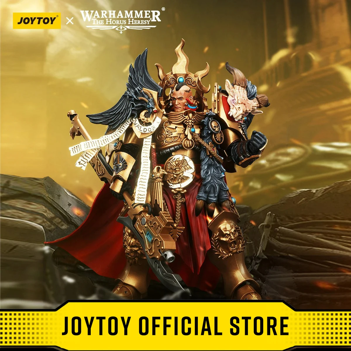 

JOYTOY Warhammer 40k 1/18 Action Figures Anime 18.2cm Legio Custodes Constantin Valdor, Captain-General of the Legio Custodes