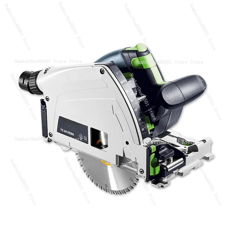 

60V Brushless Track Saw Professional Woodworking Plunge Cut Circular Saw with Guide Rail for Precision Cutting