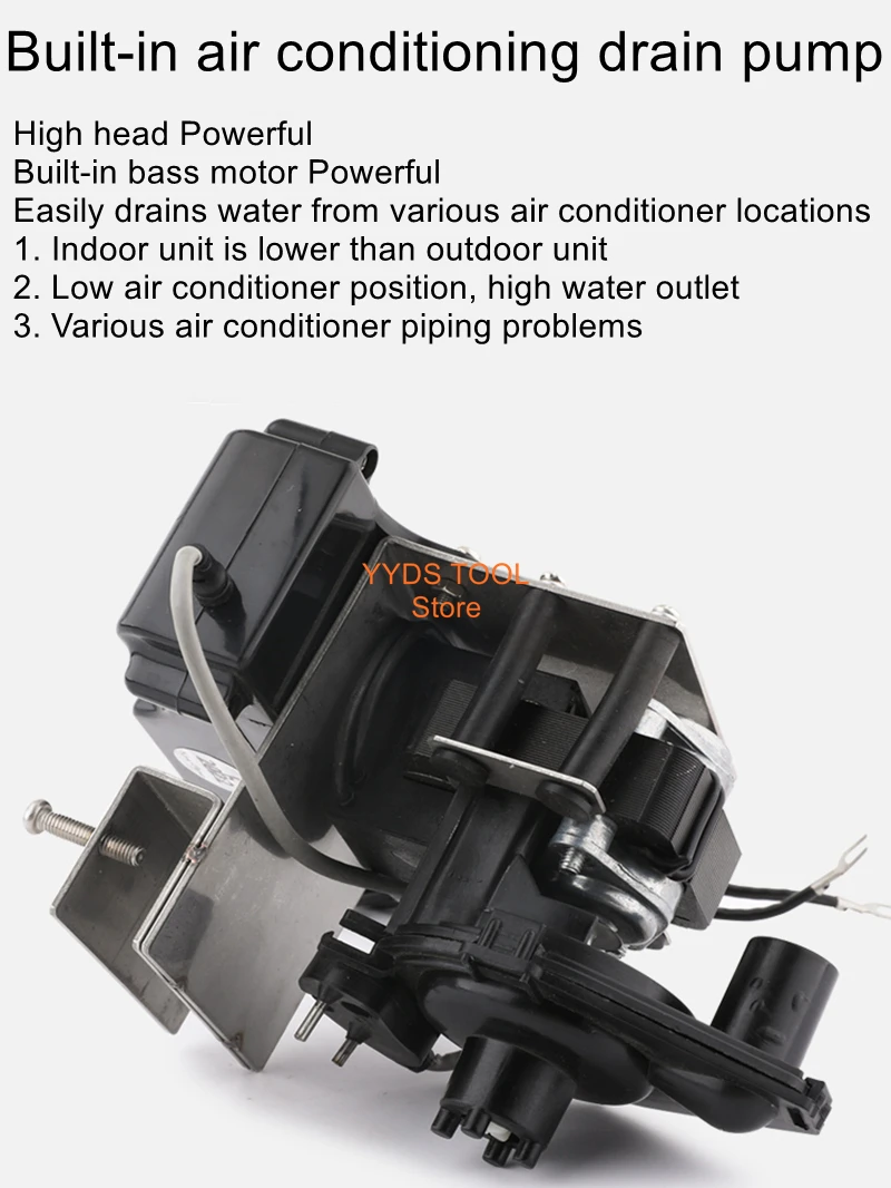 Embedded silent air conditioning drain pump built-in pump central air conditioning fan coil condensate lift pumps