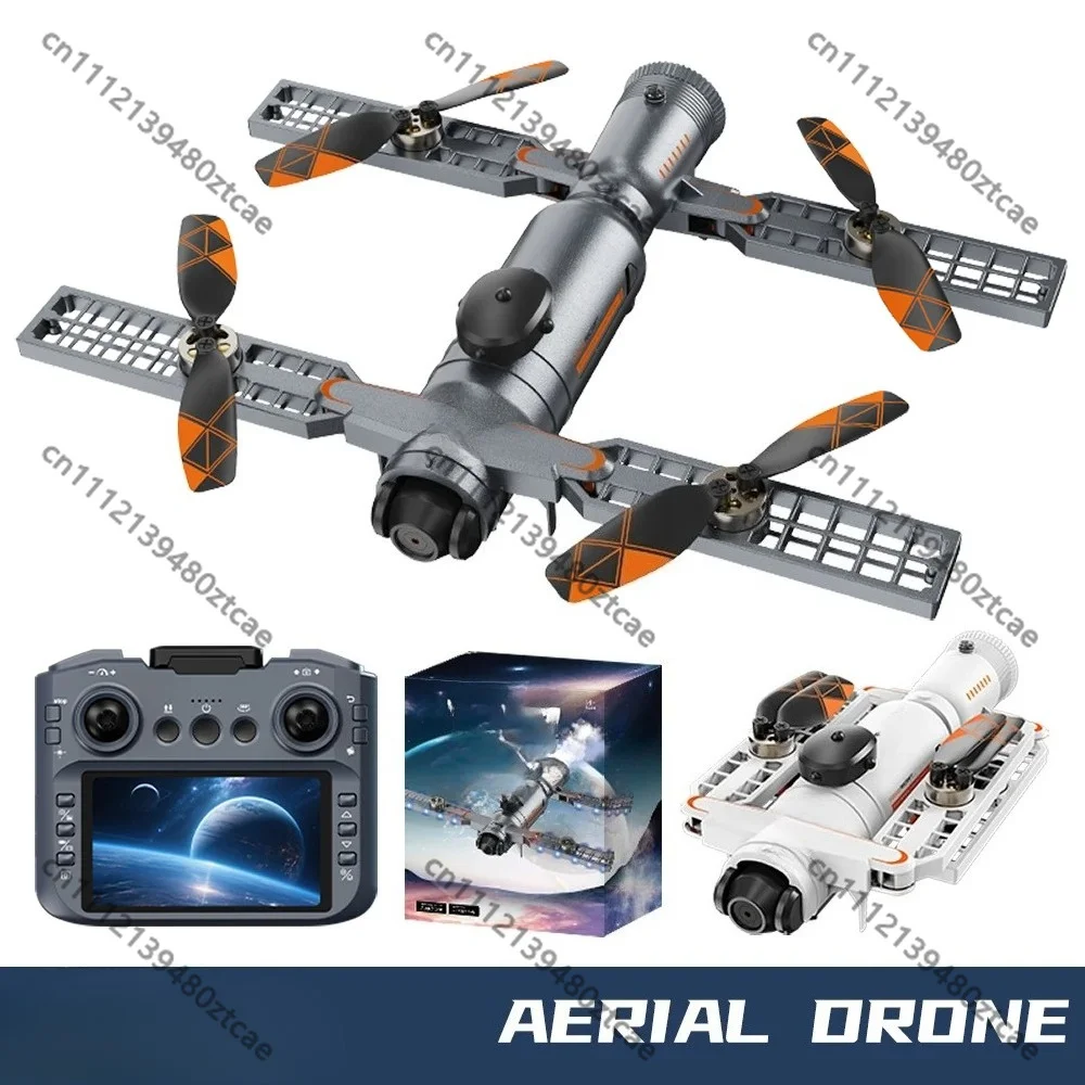 Brushless Aerial Photography Drone 4.3 Inch Screen Remote Aircraft One Touch Spraying Dual Camera Switchable Quadcopter