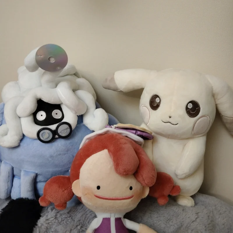 

New Sale Genuine Tangrowth Ditto Stuffed Plush Doll Pokopia Plush Keychains Keyring Ornament Plush Figure Doll Surprise Gifts