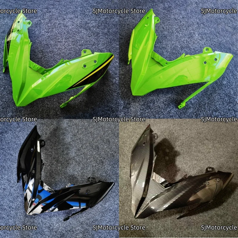 

Motorcycle ABS Front Headlight Hood Fairing Panel Cover Nose Head Cowl Fit for Kawasaki Ninja 650 Ninja650 ER6F 2017-2020