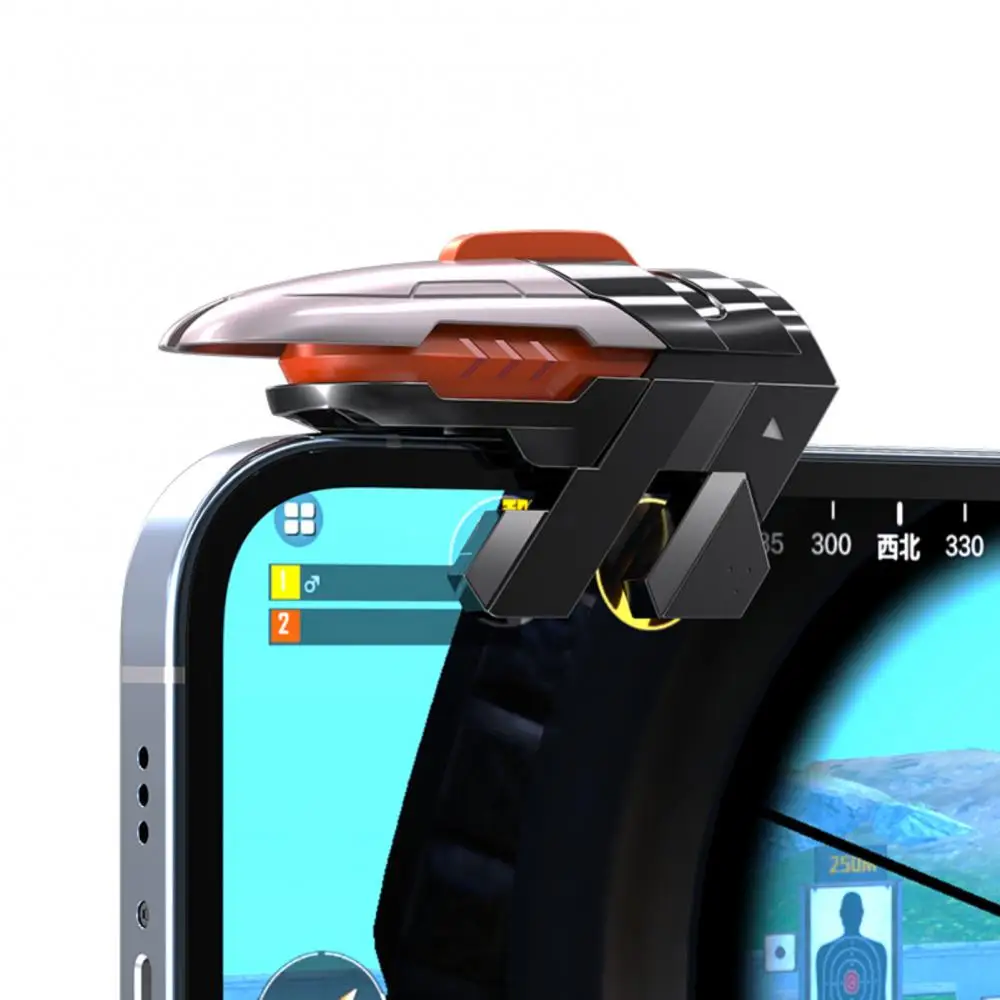 Memo AK06 Mobile Game Trigger For PUBG Gaming Controller Gamepad Joystick Aim Shooting L1 R1 Alloy Key Button For IPhone Android