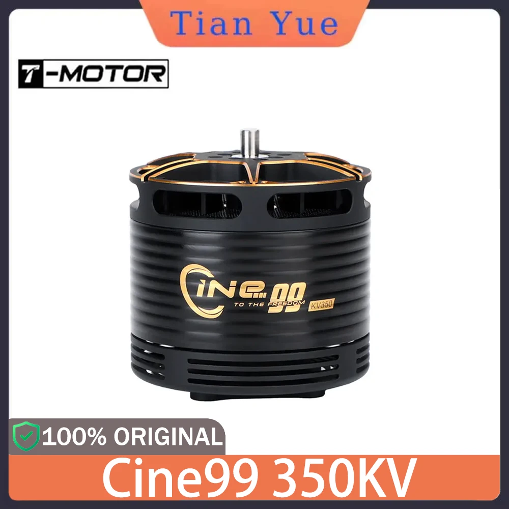 

T-Motor Cine99 350KV Brushless Motor Anti-de sync for 6-8S Long-Range Cinematic FPV Drone Smooth Tracking Shots