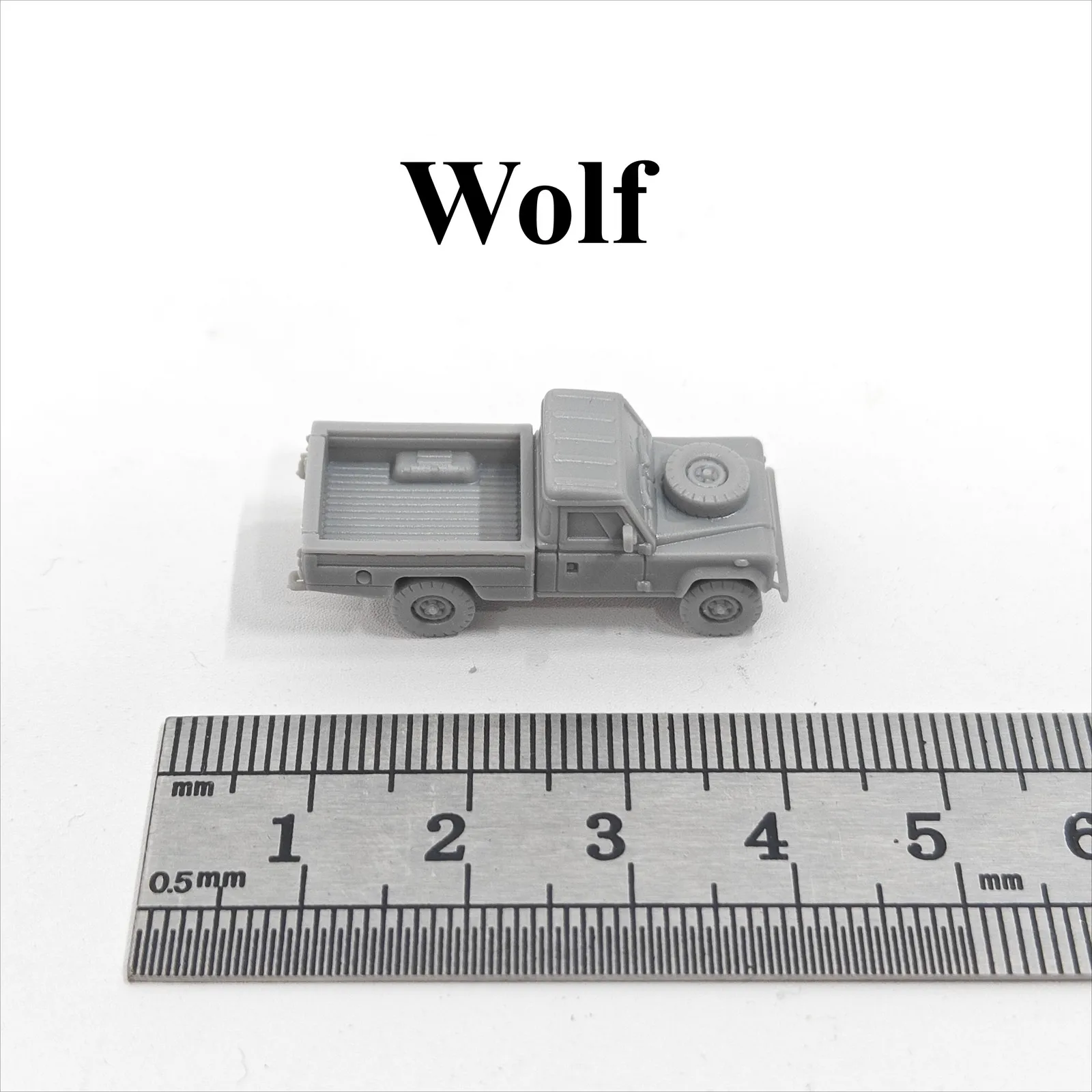 British Wolf Reconnaissance Vehicle,3D Printed,1/144 Scale Mini Tank Model,Resin,Paintable