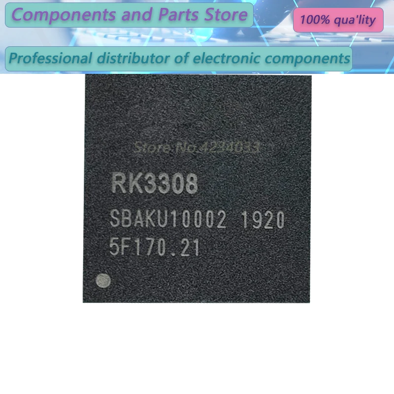 1PCS   RK3308  RK330  RK33  BGA  NEW100%  RK3308