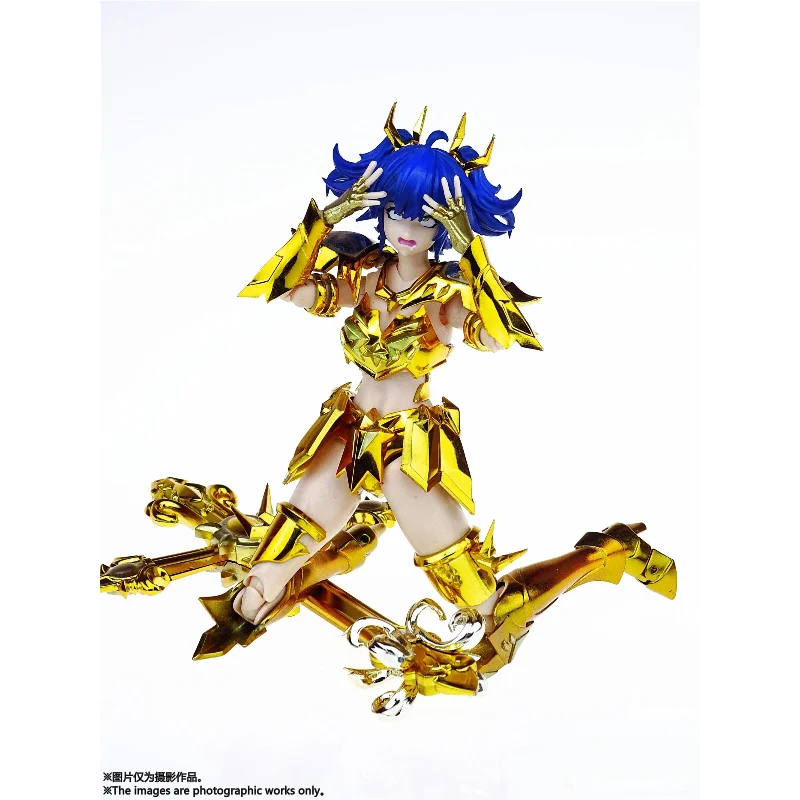 

In Stock GT Female Cancer Holy Covenant Golden Cloth Fighter Myth Female Cancer Pamela Poseable Figure Collectible Gift