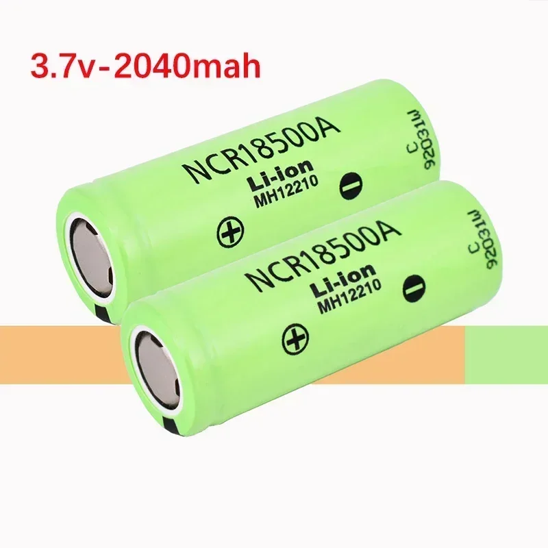 New high-quality 18500 3.7V 2040mAh 100% original NCR18500A 3.7V battery for flashlights, toy flashlights, etc lithium battery