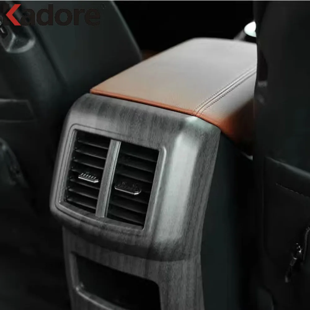 For KIA Sportage NQ5 2021 2022 2023 2024 2025 Carbon Fiber Rear Seat Air Conditional Vent AC Outlet Cover Trim Car Accessories