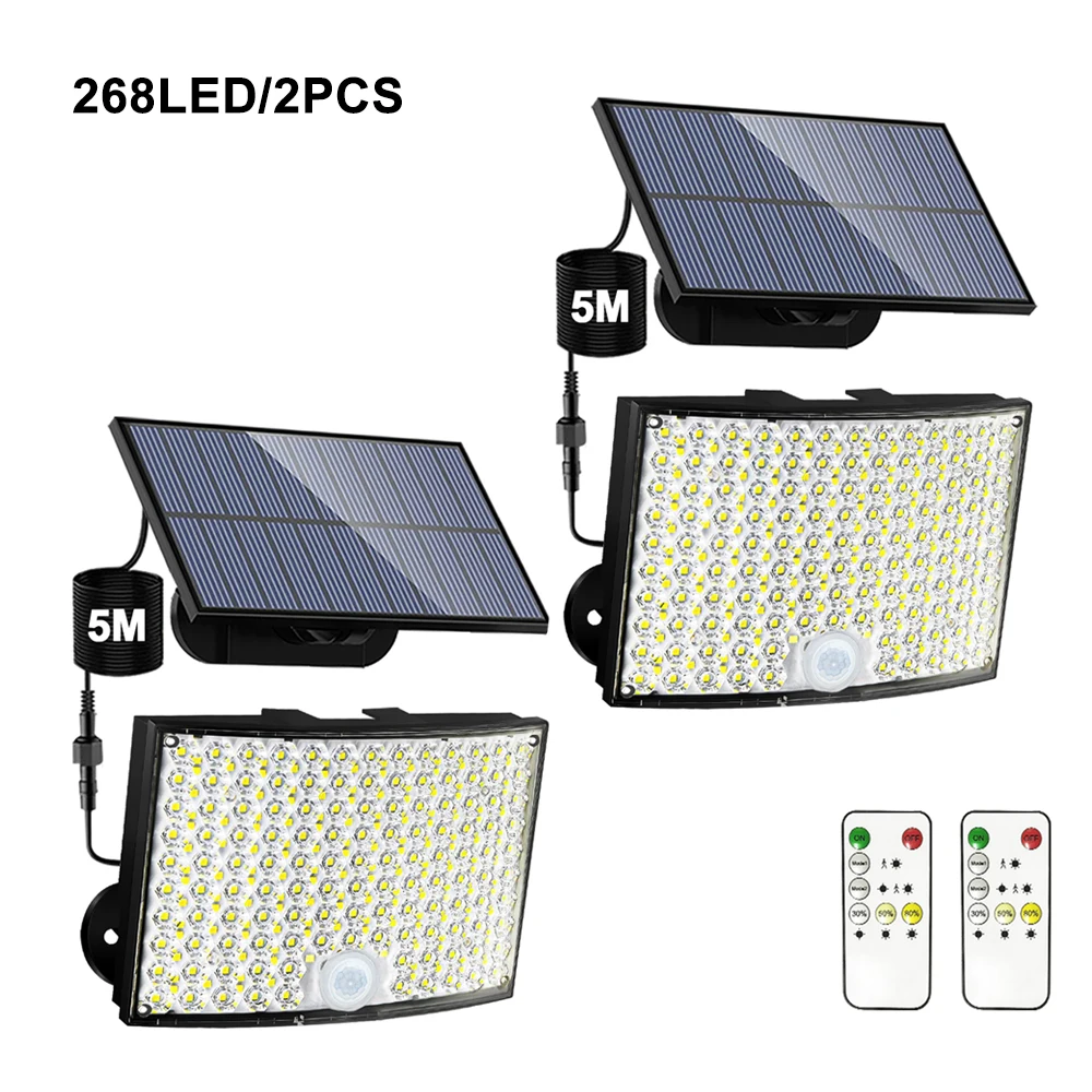 Newstyle 348LED Solar Security Light Black 6