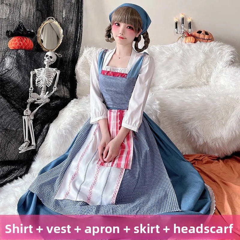 ชุดคอสเพลย์แม่บ้านโลวีน อลิซ คันทรี่ สไตล์สเล เวที คอร์ท ลองดร์ ฟาร์ม สำหรับการแสดง งานเทศกาลเบียร์ คอสเพลย์ แนวชนบท...